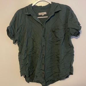 Short Sleeve Tunic Blouse